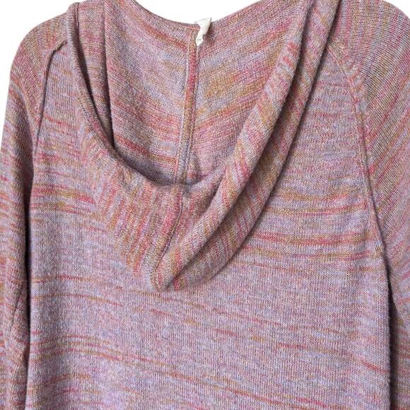 Daily Practice Anthropologie Women's Pink Hooded Knit Sweater Dress Size Small - Picture 7 of 8